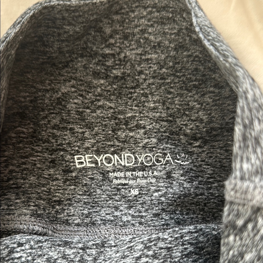 Beyond Yoga Charcoal Athletic Shorts - Picture 2 of 3